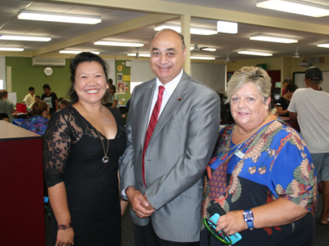 Selina Calleia, Mr Atalla and Dr Elizabeth Ricketts