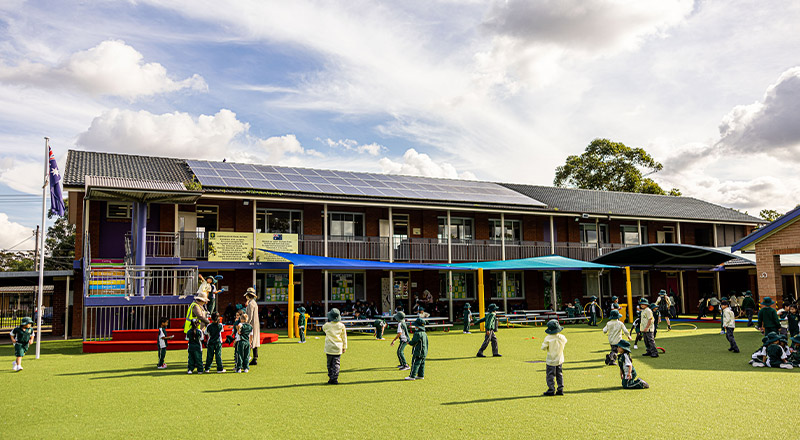 Exterior of St Aidan's Catholic Primary School Rooty Hill