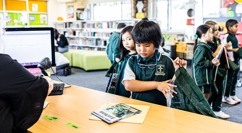 St Aidan's Catholic Primary School Rooty Hill library support