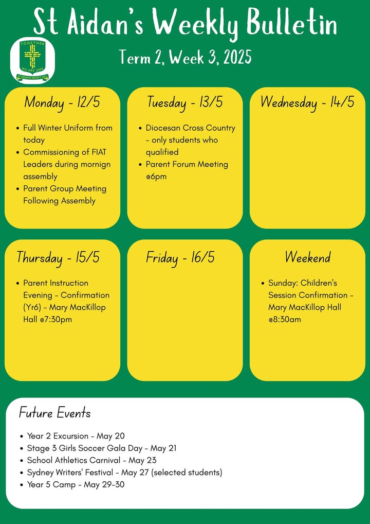 NEWS & EVENTS | St Aidan's Rooty Hill